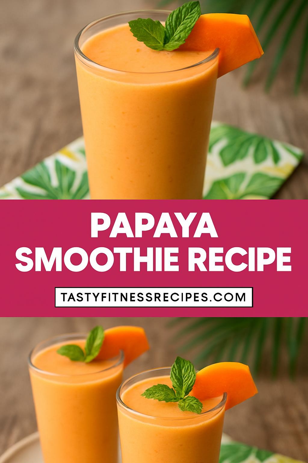 papaya smoothie recipe