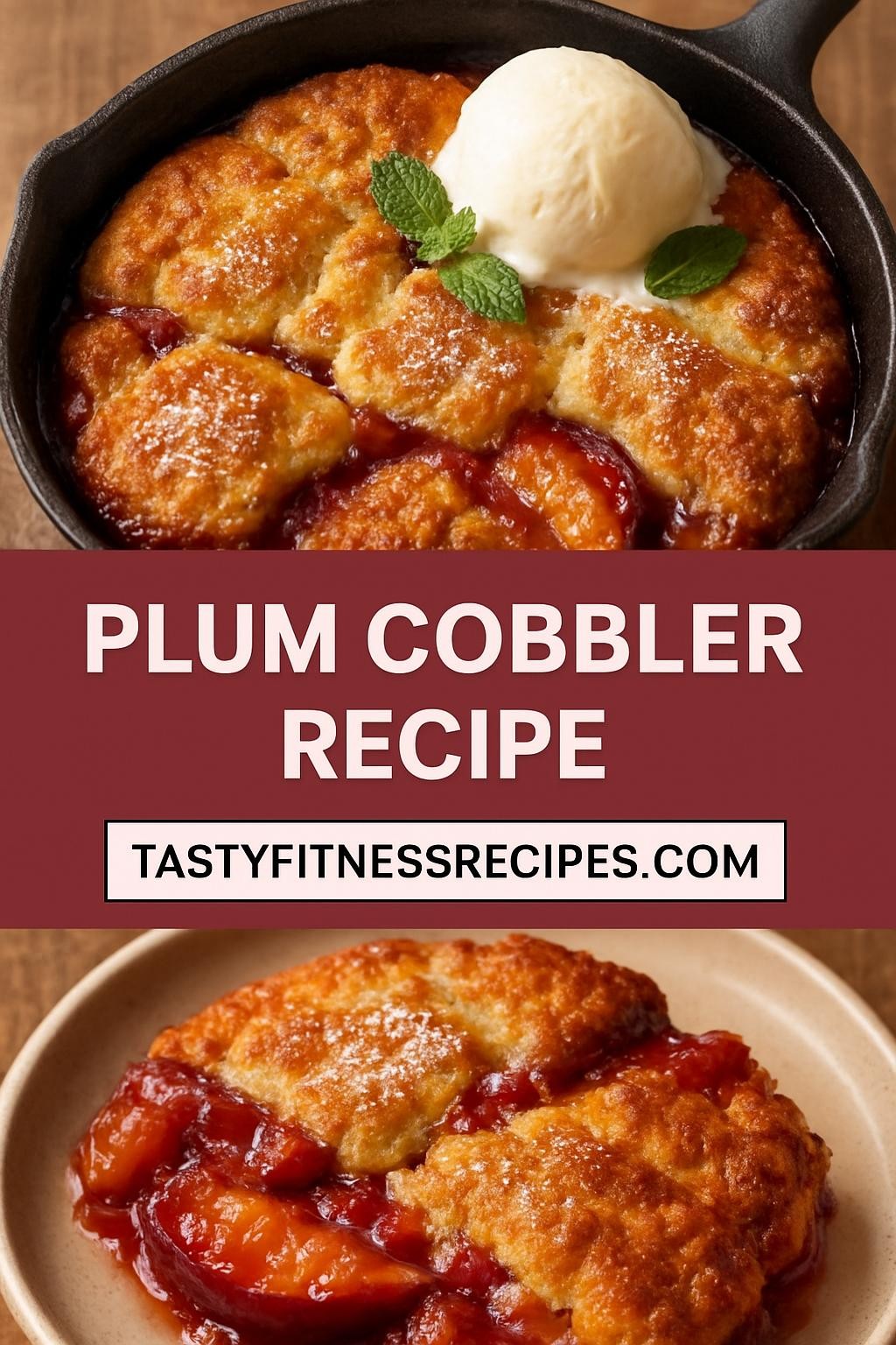 plum cobbler recipe