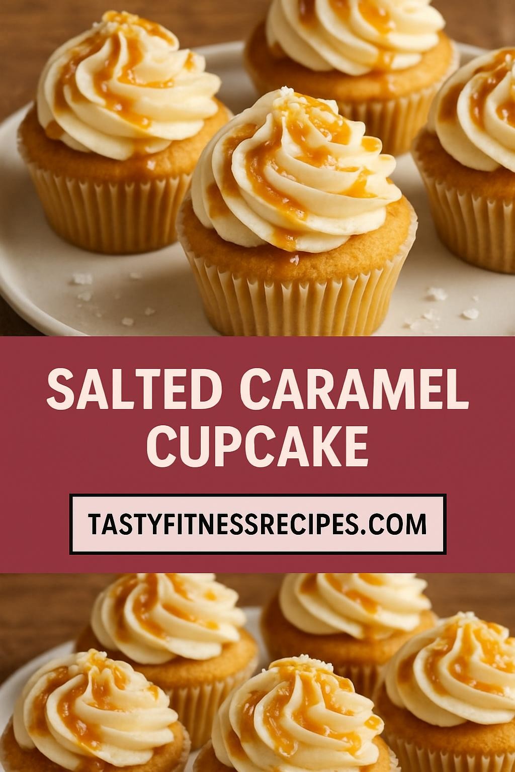 salted caramel cupcake