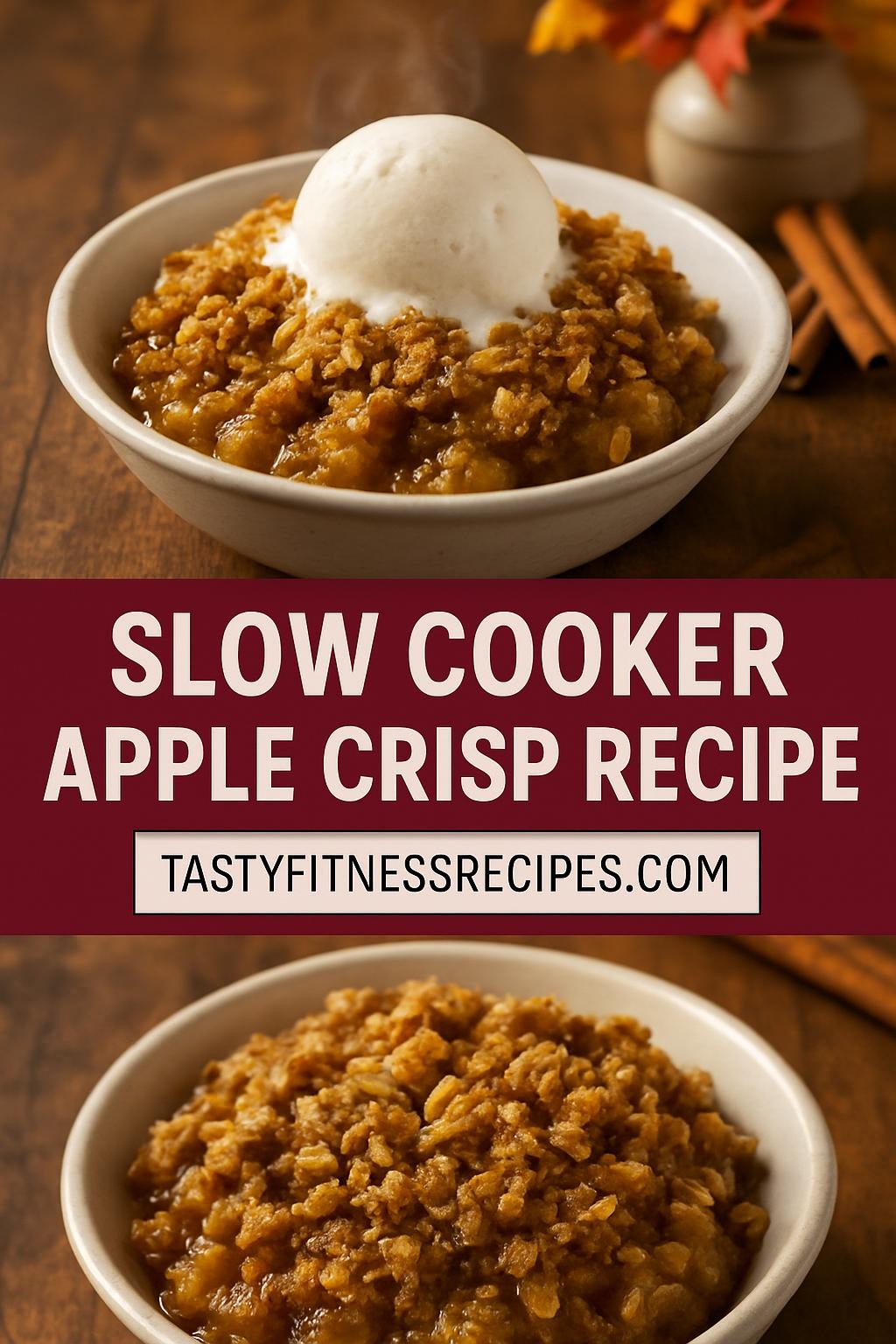 slow cooker apple crisp recipe
