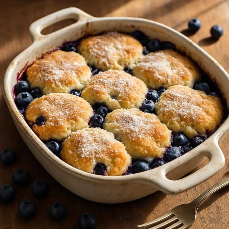 Bisquick Blueberry Cobbler
