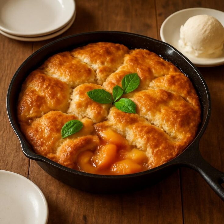 Black Folks Peach Cobbler
