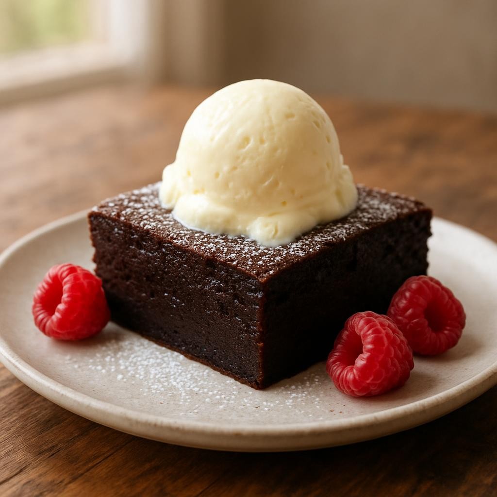 chewy chocolate brownie