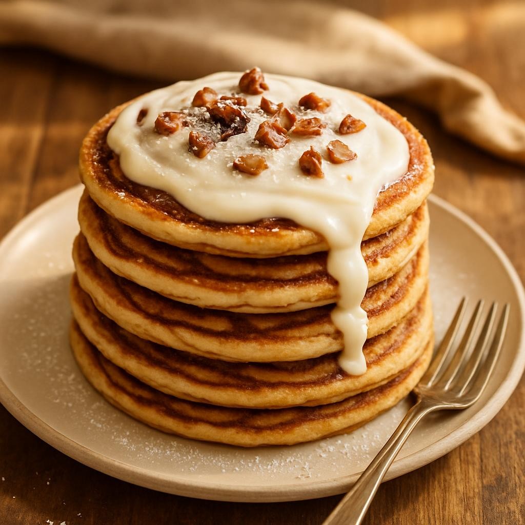 cinnamon bun pancake recipe