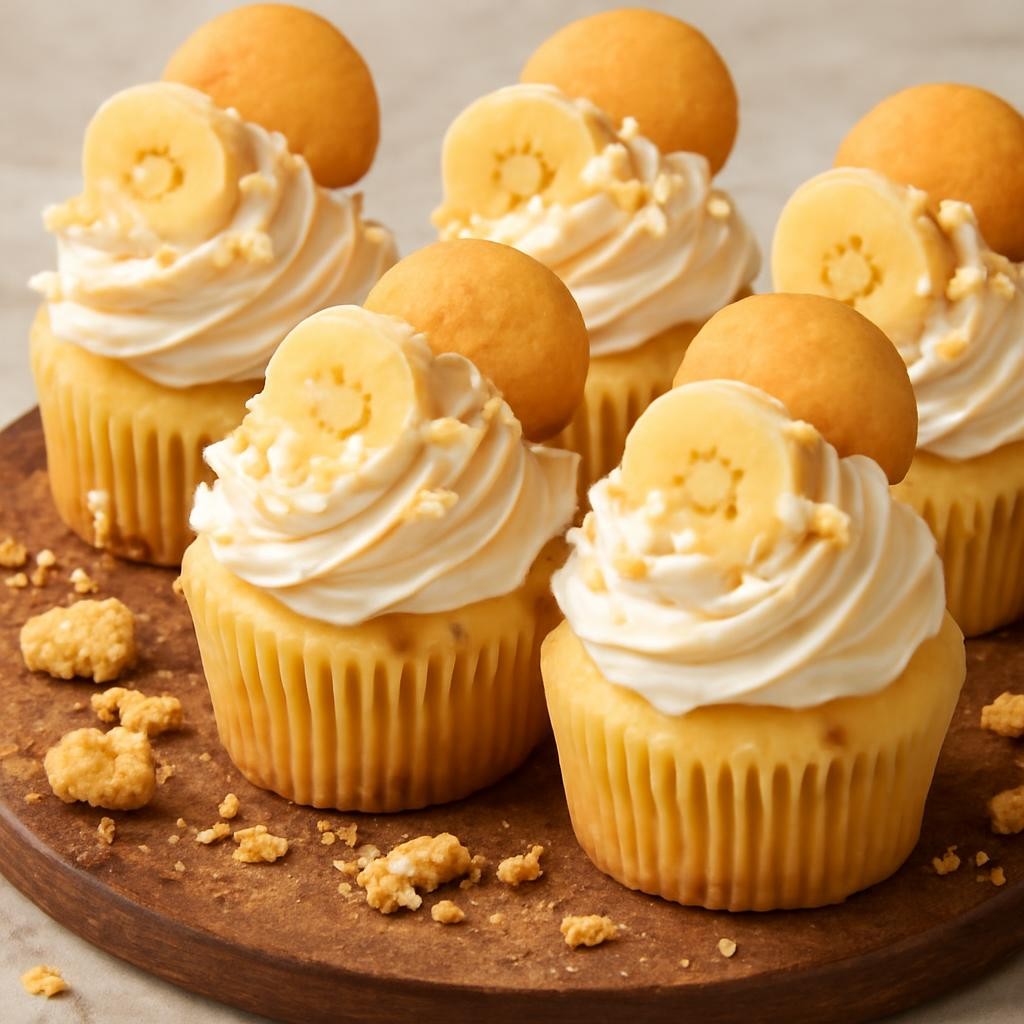Banana Pudding Cupcake