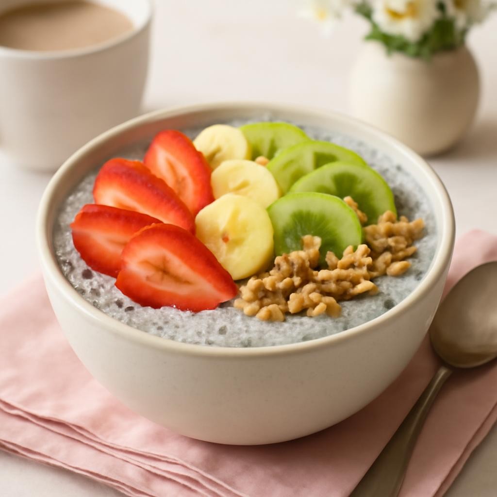 Chia Pudding with Almond Milk
