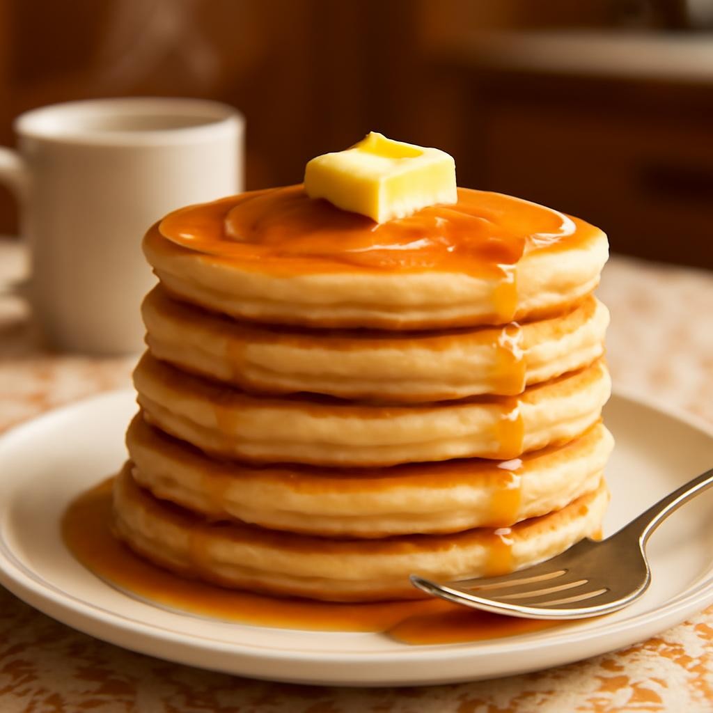 Fluffy American Pancakes