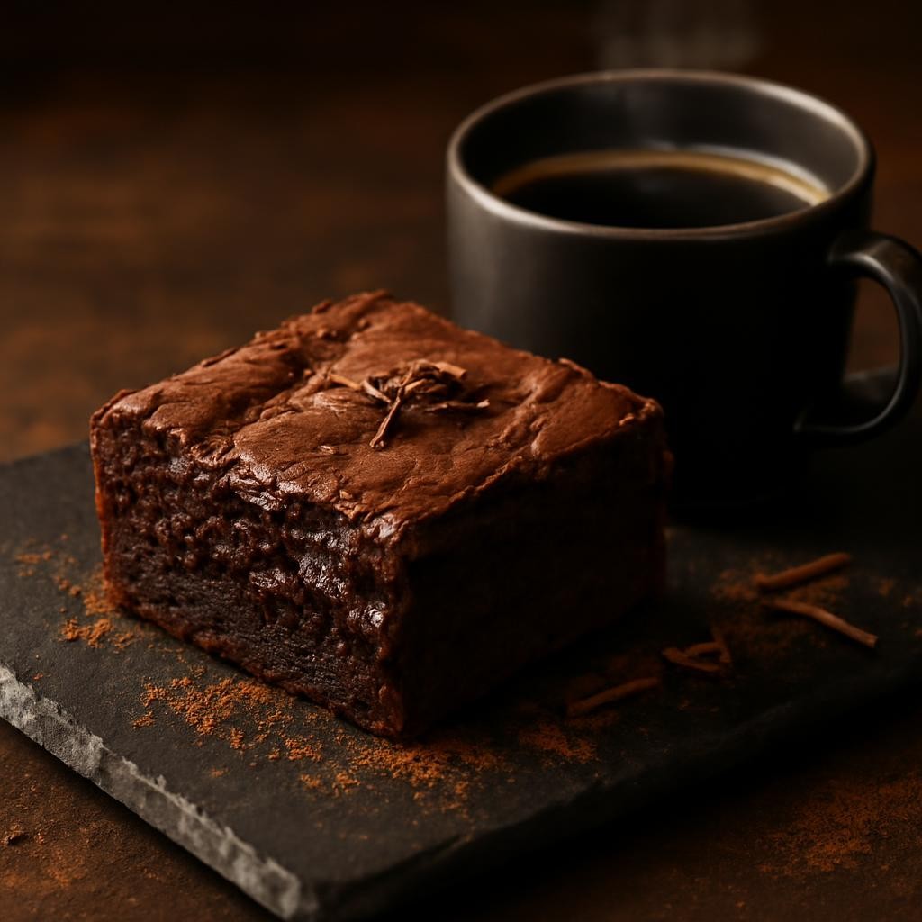 Fudgy Dark Chocolate Brownies