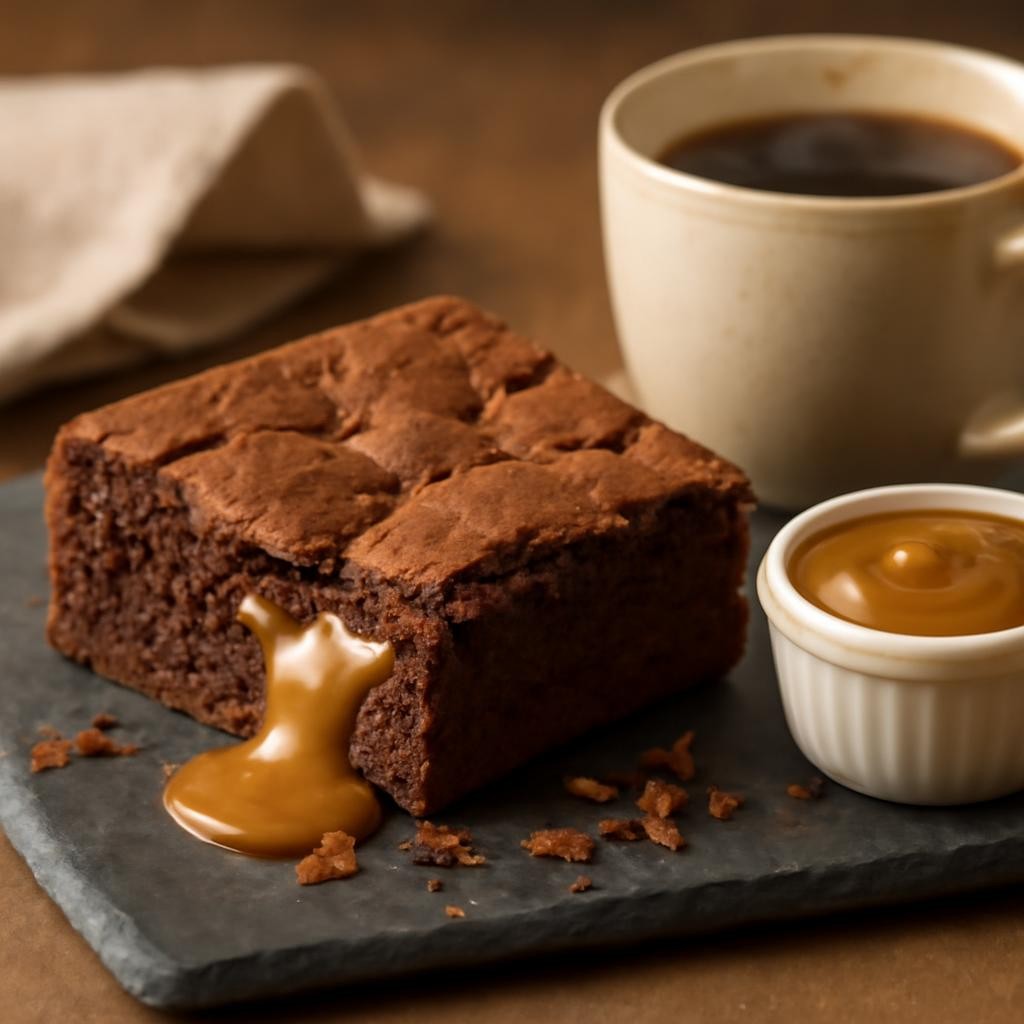 Salted Caramel-Stuffed Brownies