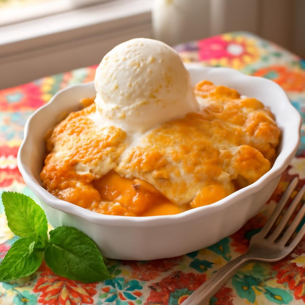 black folks peach cobbler