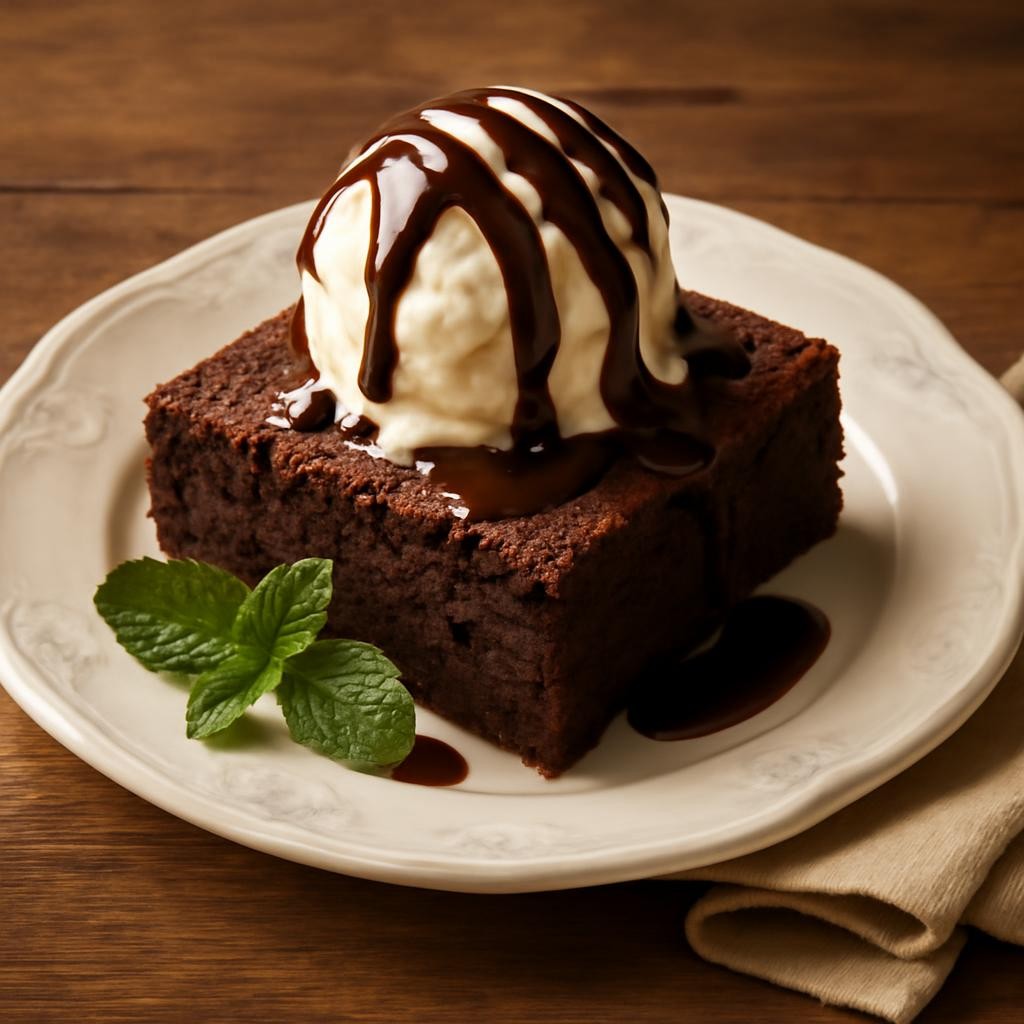 chewy chocolate brownie