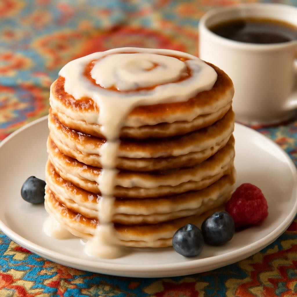 cinnamon bun pancake recipe