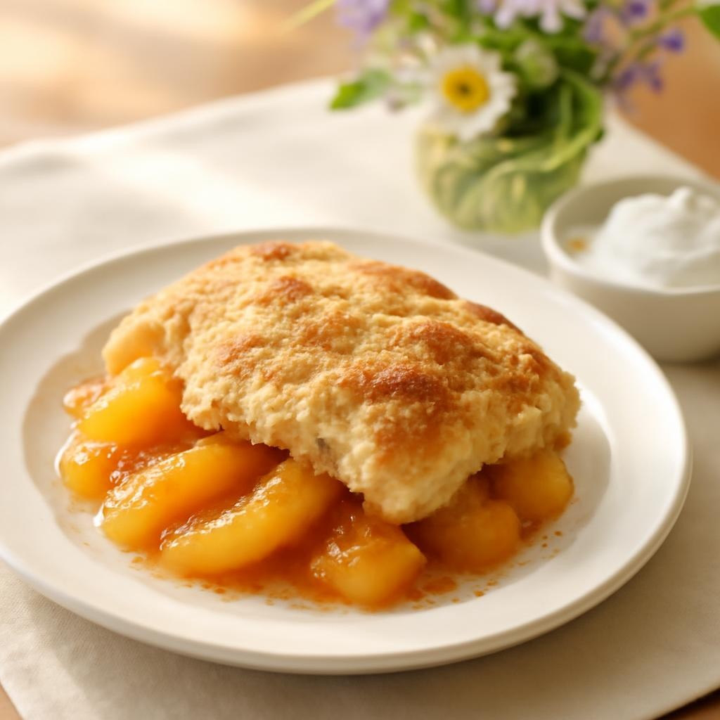 paula deen peach cobbler recipe