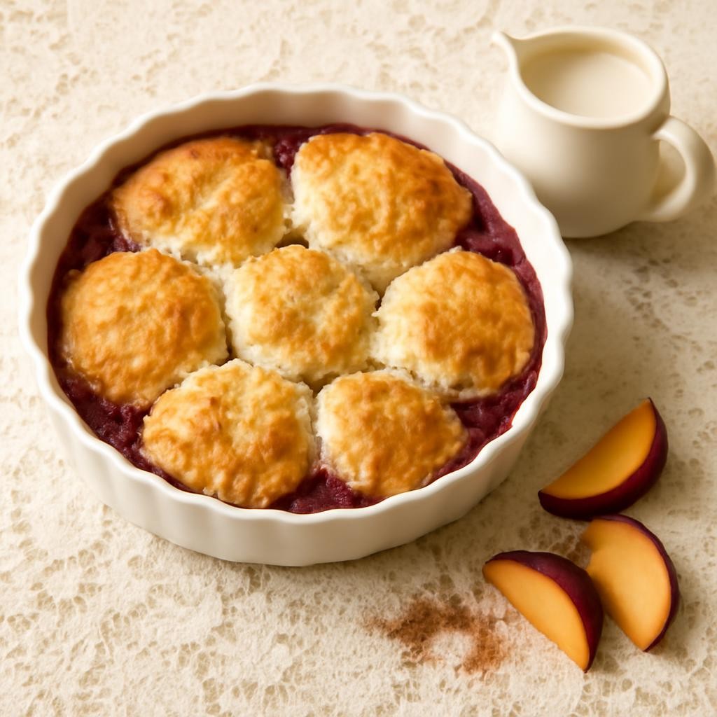 plum cobbler recipe