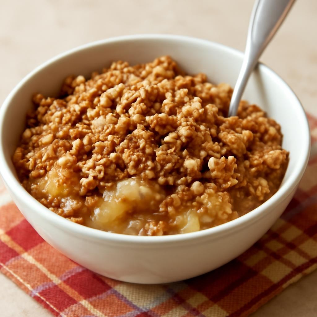 slow cooker apple crisp recipe