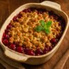 Fresh Cherry Crisp with Golden Crisp Topping