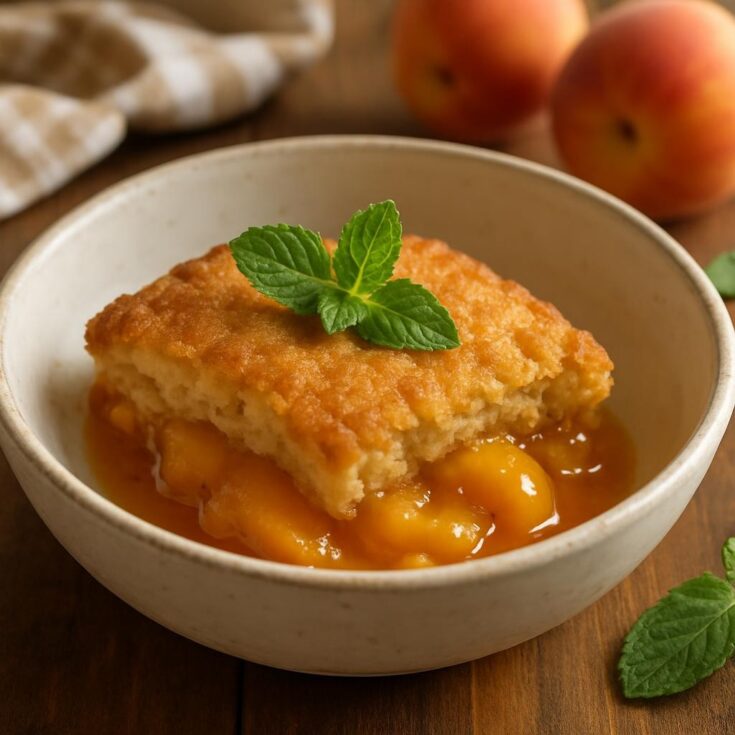 Gluten Free Peach Cobbler