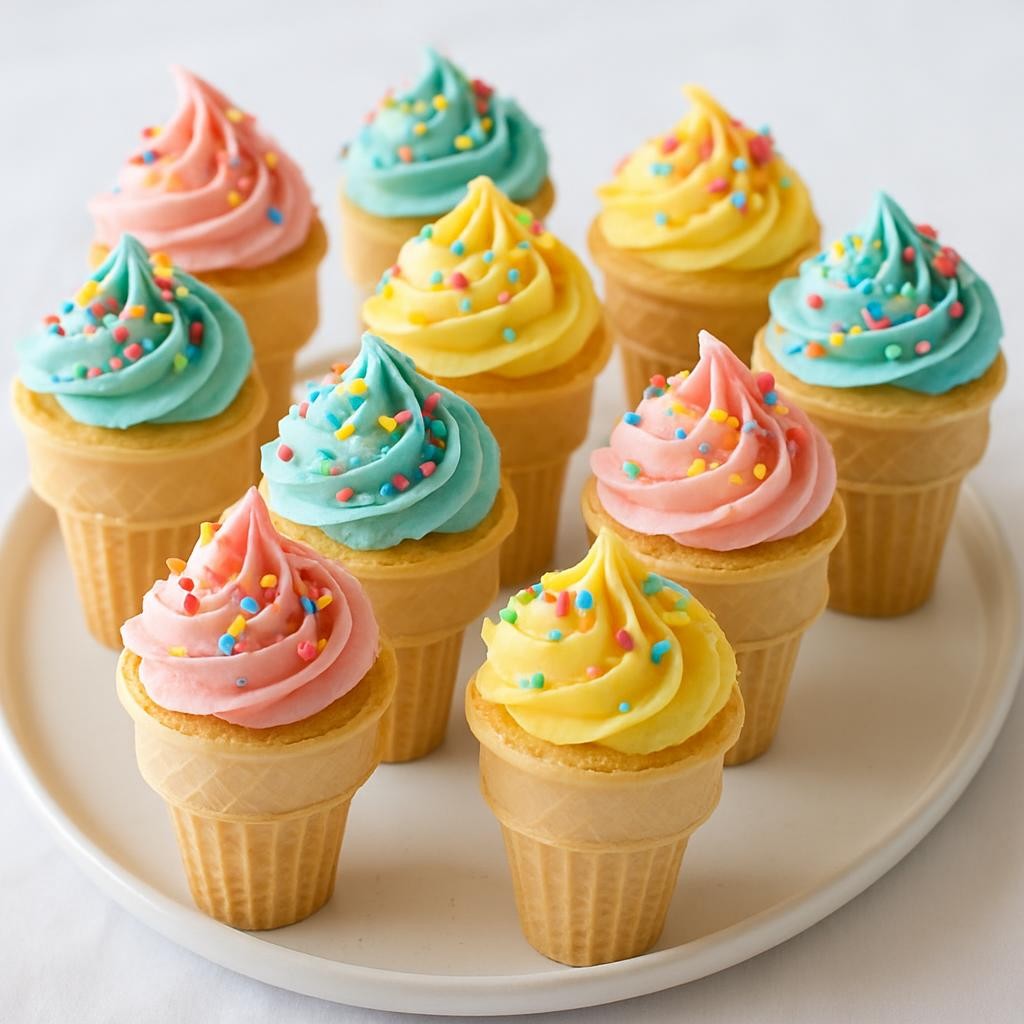 ice cream cone cupcake recipe