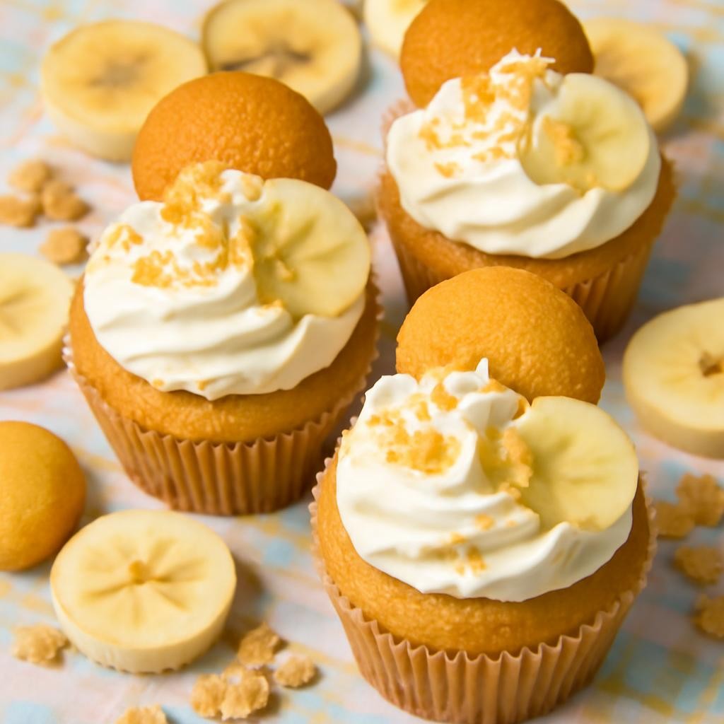 Banana Pudding Cupcake