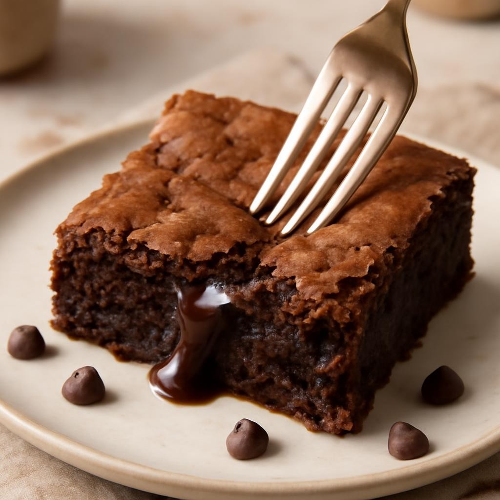 Fudgy Dark Chocolate Brownies