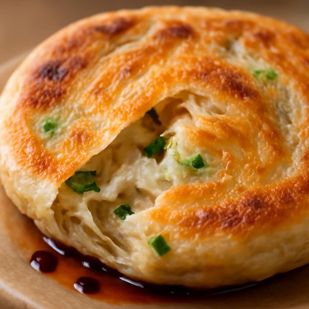 Spring onion pancakes