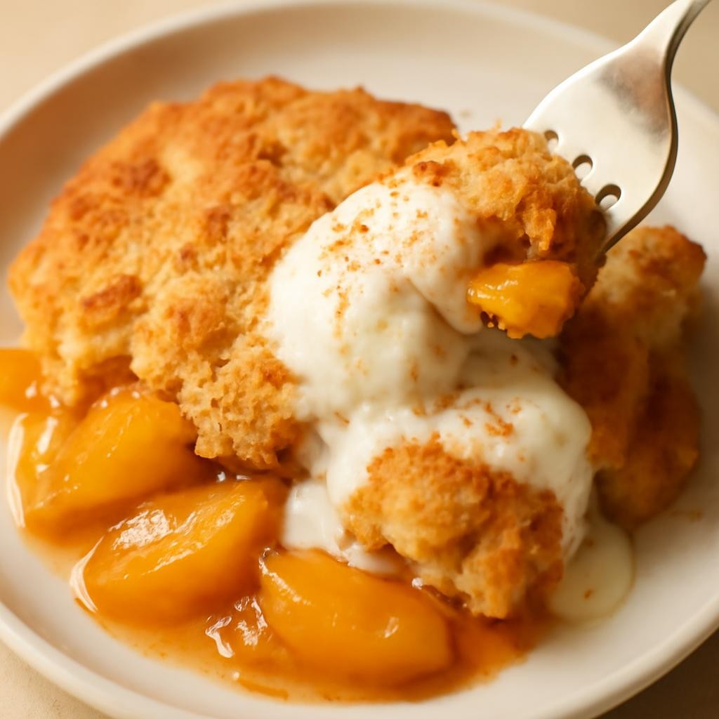 black folks peach cobbler