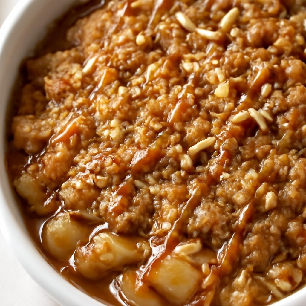 caramel apple crisp recipe