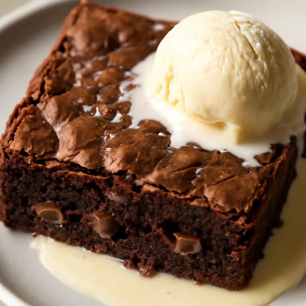 chewy chocolate brownie