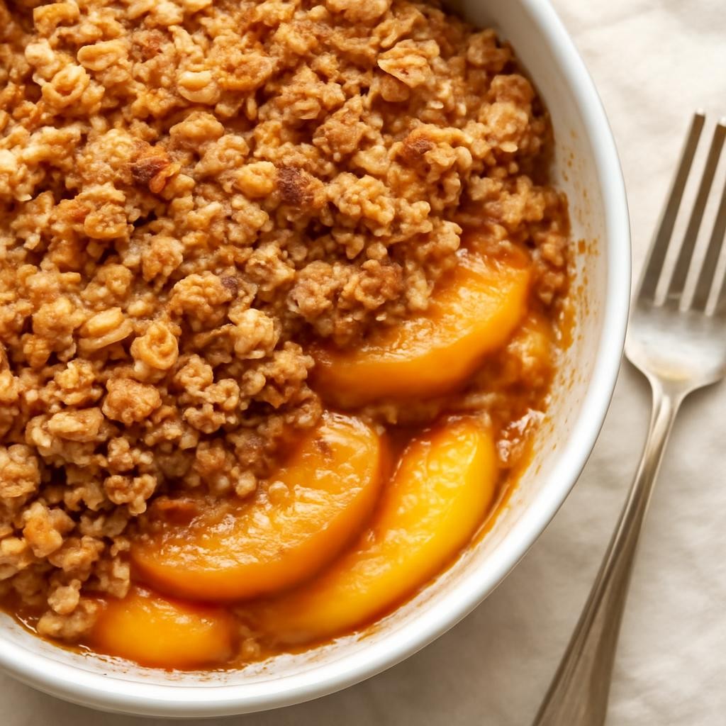 oatmeal peach crisp recipe