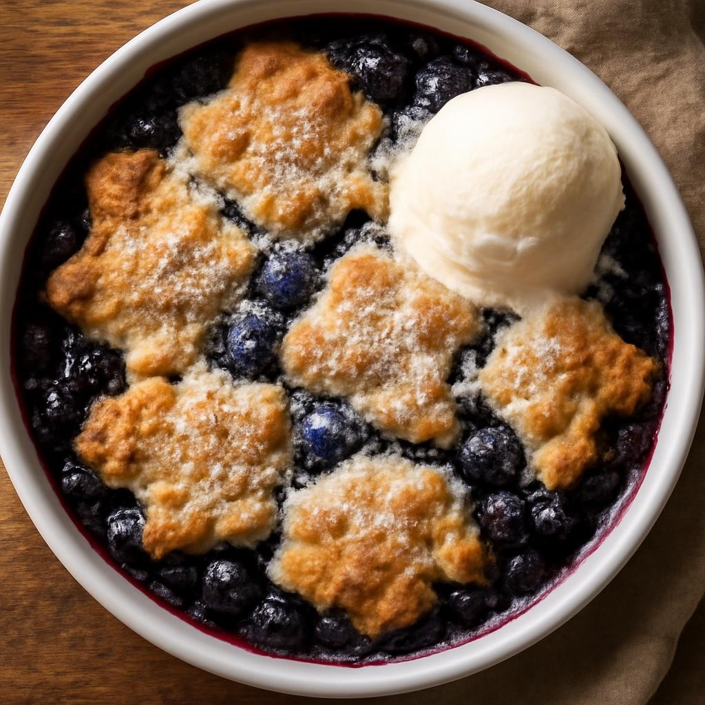 old fashioned blueberry cobbler recipe