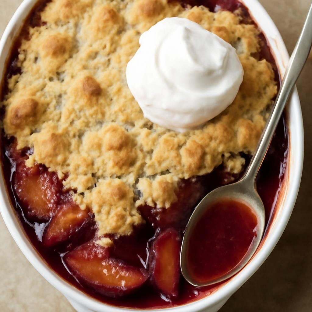 plum cobbler recipe