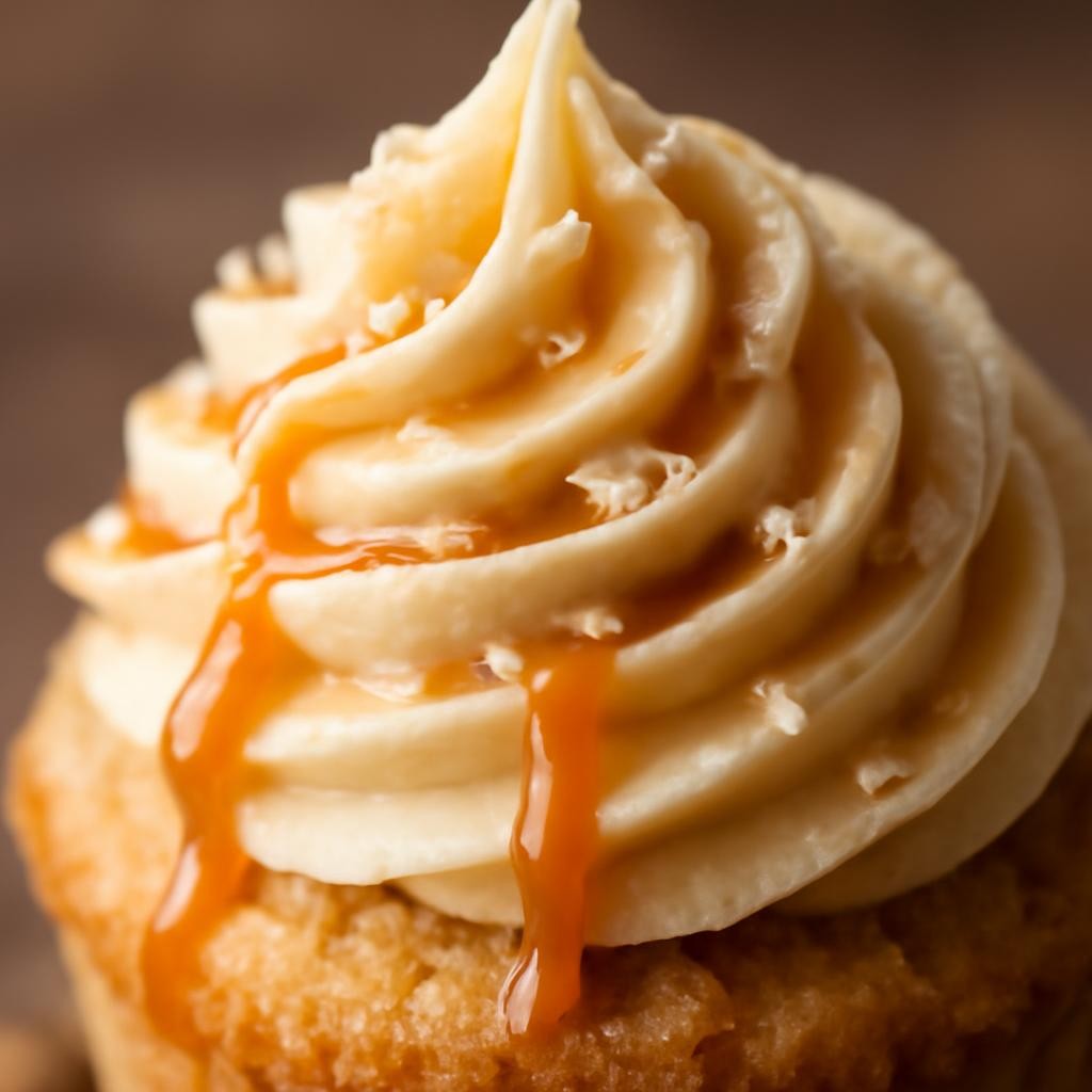 salted caramel cupcake