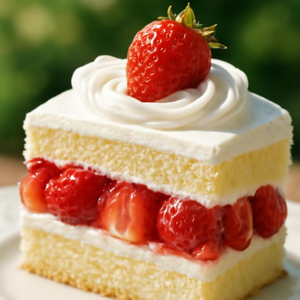 strawberry shortcake cake recipe