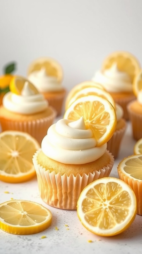 Lemon Zest Infused Cupcakes