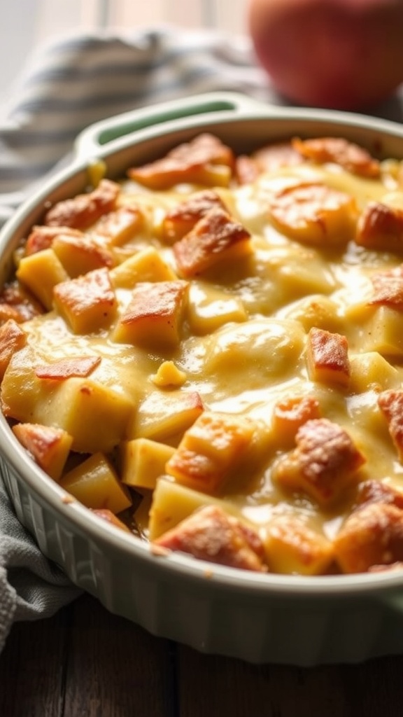 Savory Apple and Cheddar Cobbler