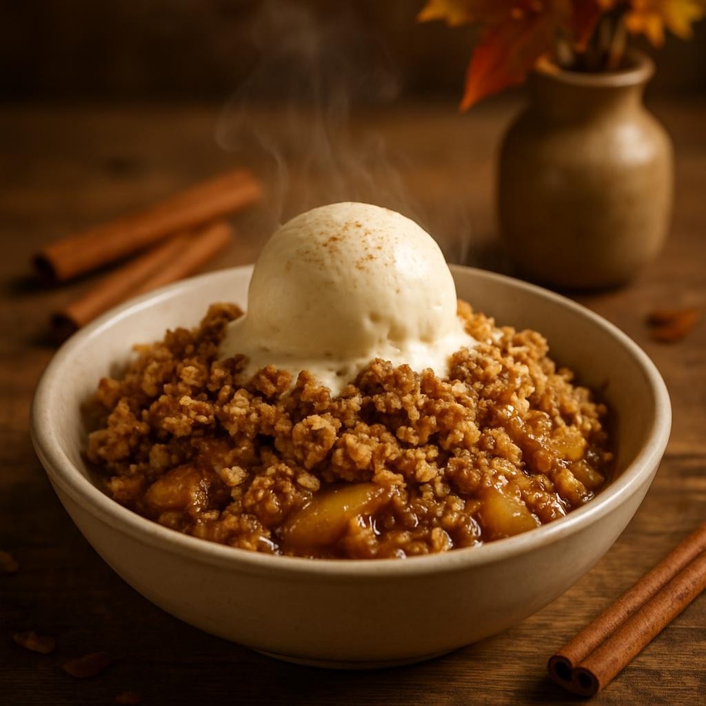 slow cooker apple crisp recipe