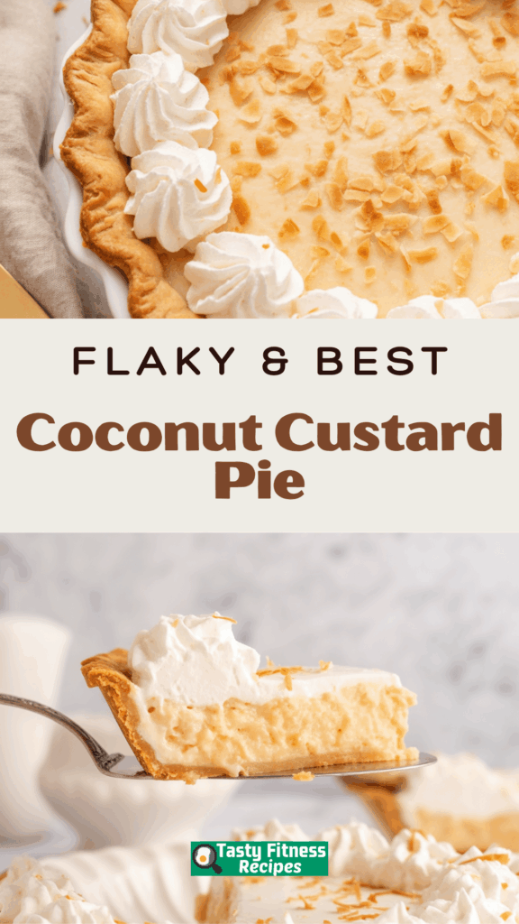 BEST Coconut Custard Pie