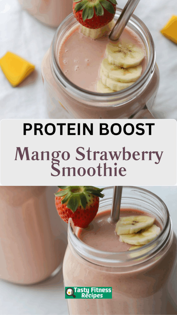 BEST Mango Strawberry Smoothie