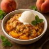 Crock Pot Peach Cobbler: Easiest 3-Ingredient Dessert Ever