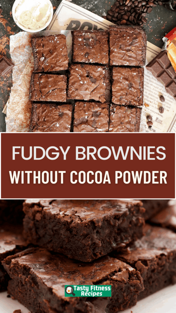 Fudgy Brownies Without Cocoa Powder