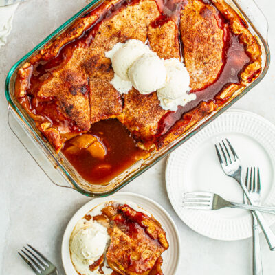 Double Crust Peach Cobbler