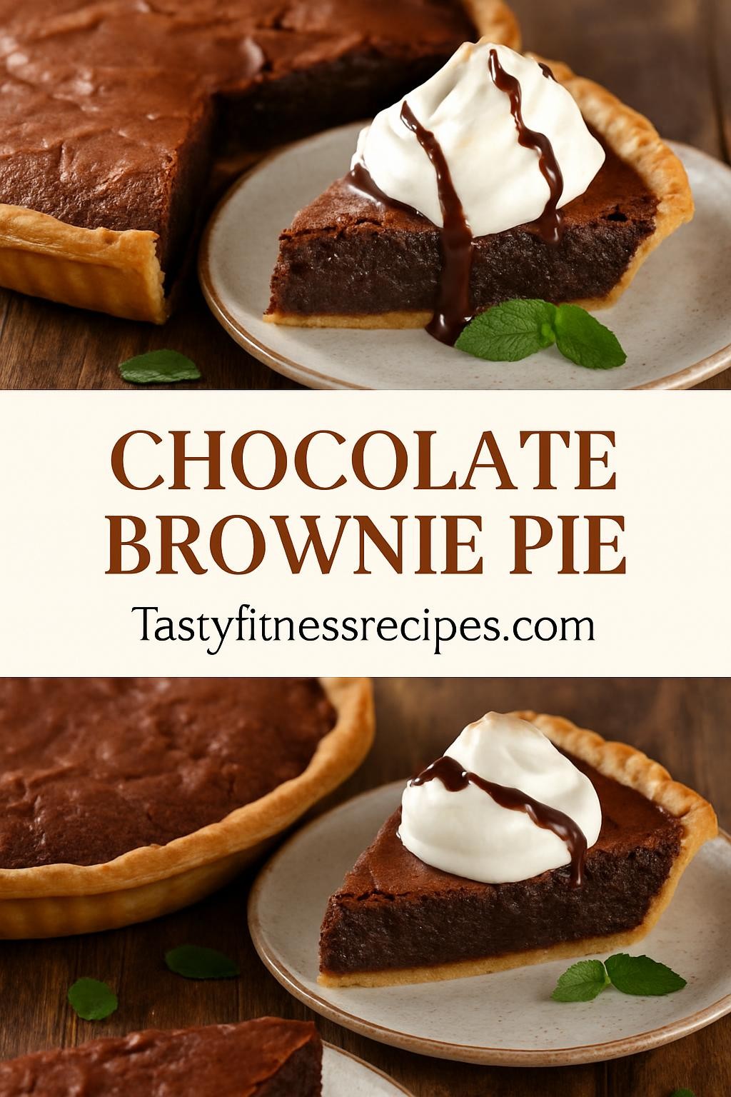 Chocolate Brownie Pie