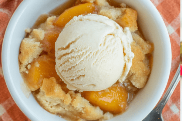best Crock Pot Peach Cobbler
