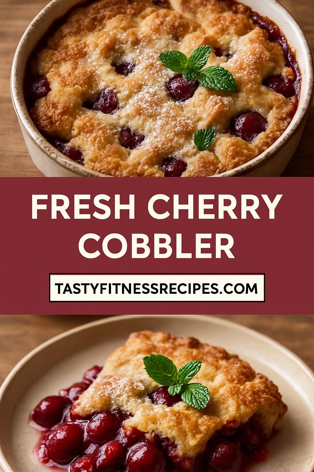 Fresh Cherry Cobbler