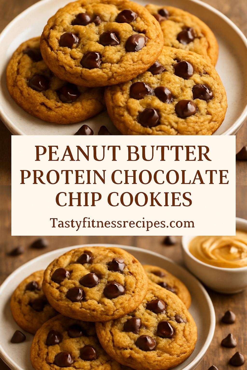 Peanut Butter Protein Chocolate Chip Cookies