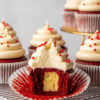 Red Velvet Cheesecake Cupcakes