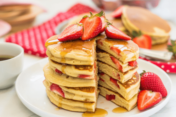 best Strawberry Pancakes
