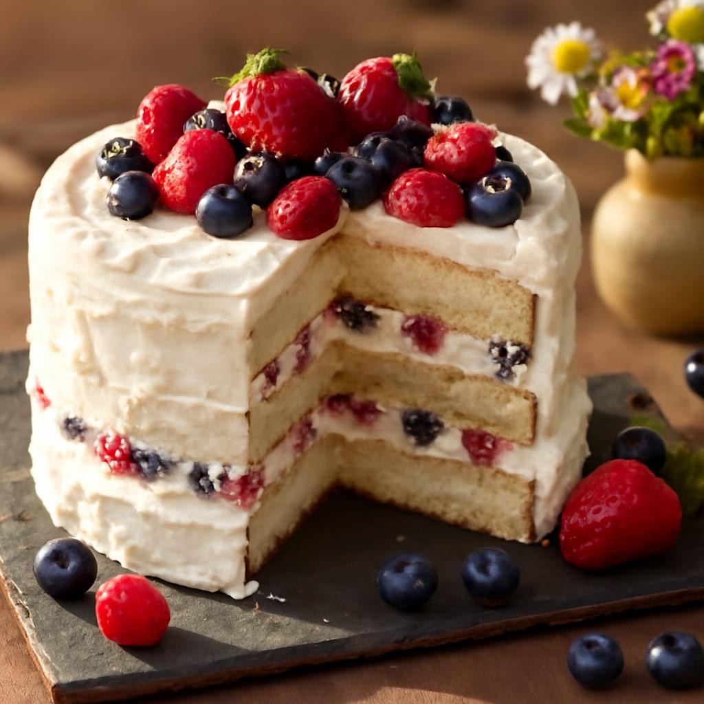 Berry Chantilly Cake