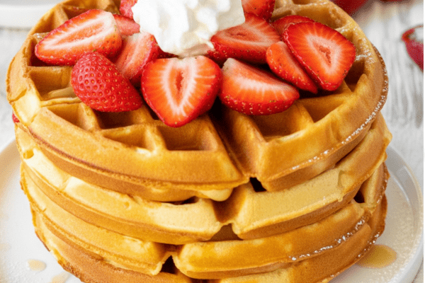 easy Crispy Belgian Waffles