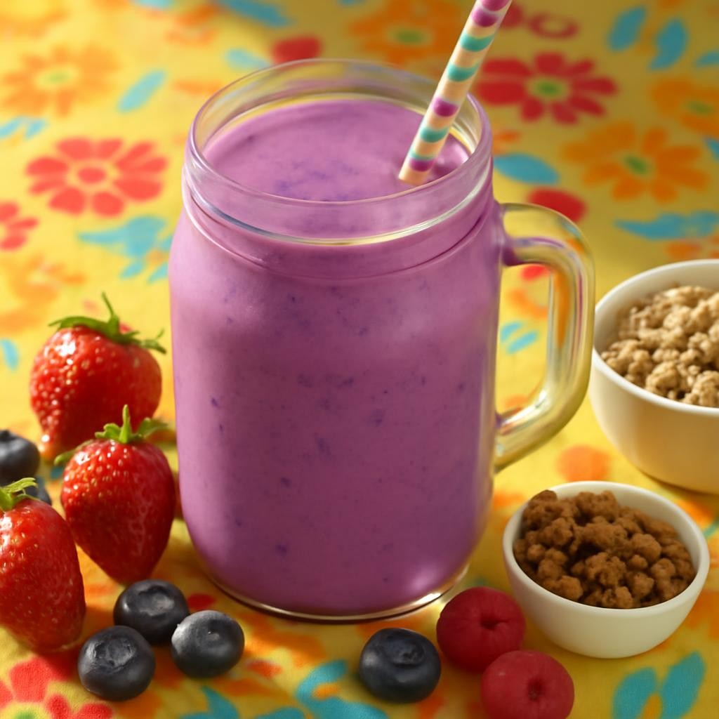 Kale and Berries Breakfast Smoothie